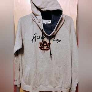 Auburn Tigers Embroidery xl Unisex Blue And Gray Hoodie